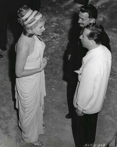 Wikimedia Commons: Ingrid Bergman, Salvador Dalí and assistant director Joe Lefert on the set of American psychological thriller film Spellbound (1945), directed by Alfred Hitchcock.