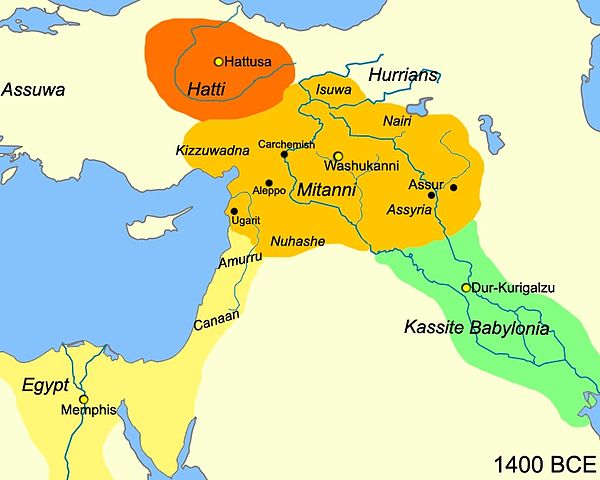 A map of Mitanni.