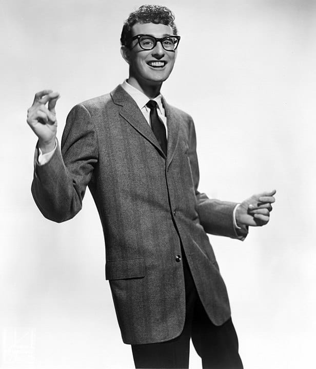 Buddy Holly publicity picture for Brunswick Records