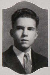 Richard Nixon as a senior in high school, 1930