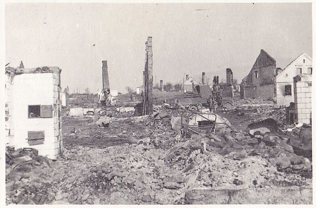 On September 10, 1939, German troops entered Wysokie Mazowiecki. Many villages fell victim to the German army, many houses were burnt down, civilians and their livestock were killed.
