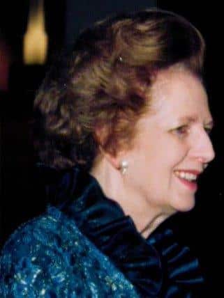 Thatcher, 1990. Jay Galvin https://www.flickr.com/photos/jaygalvin/233397357/ - Cropped from https://www.flickr.com/photos/jaygalvin/233397357/, CC BY 2.0