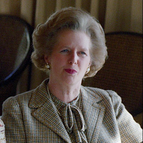 Portrait of Margaret Thatcher, taken in 1984.
