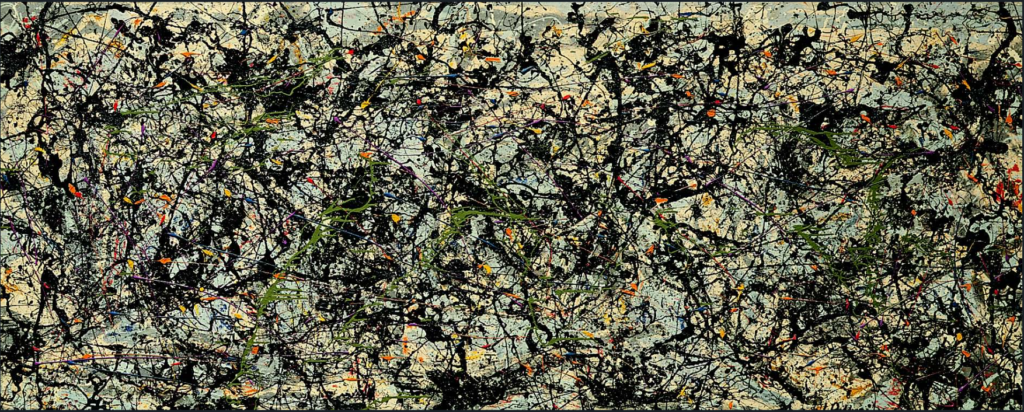 Lucifer, by Jackson Pollock. Credit: POLLOCK01-C-23SEP00-PK-HO- Jason Pollock, Lucifer 1947.