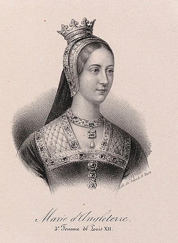 Mary Tudor, Queen of France (1496-1533), wife of Louis XII of France