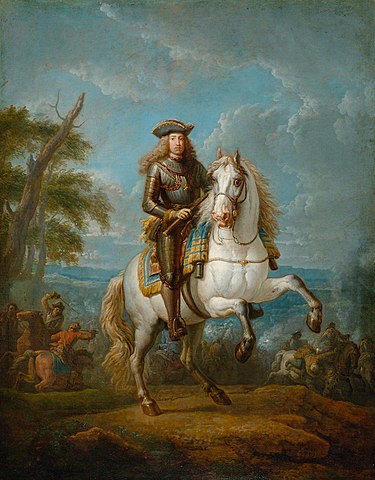 Pieter van Bloemen - Equestrian portrait of Charles VI, Holy Roman Emperor