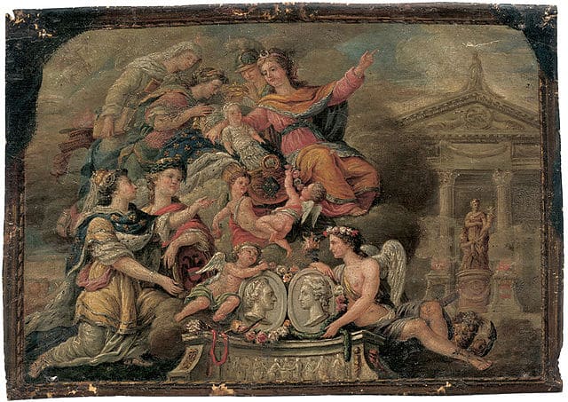 Allegory of the birth of Maria Theresa