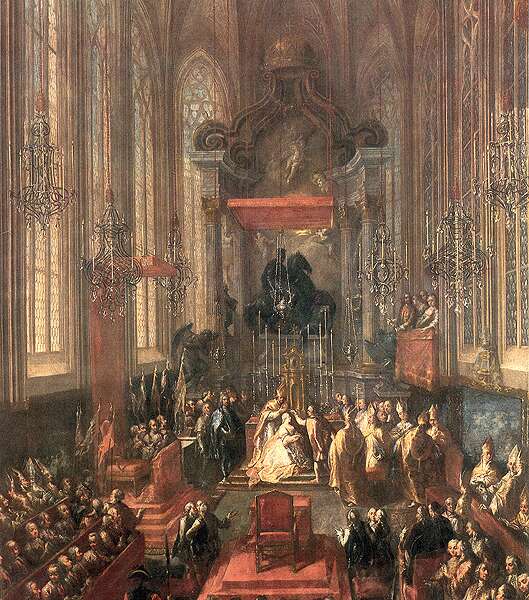 Coronation of Maria Theresa, 1741, Pressburg