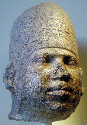 Granite head of an Old Kingdom pharaoh, thought to represent Huni. Circa 2650-2600 B.C. Credit: Keith Schengili-Roberts - Own work (photo), CC BY-SA 2.5