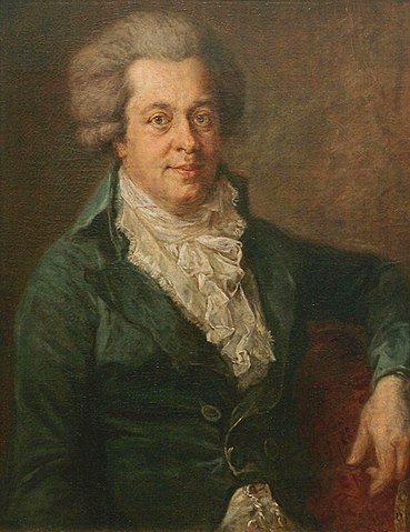 "Edlinger Mozart", ca. 1790, published in 2000, authenticity not proven.