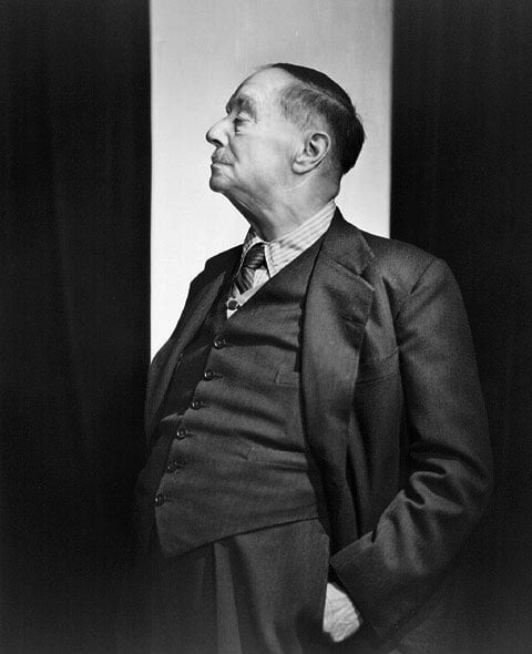 H. G. Wells photographed by Yousuf Karsh in October 1943.