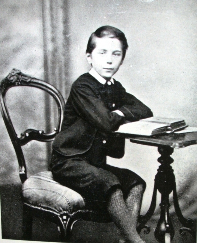 H.G. Wells as a child.