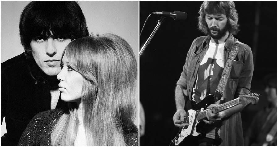 George Harrison and Pattie Boyd Flickr/Wikimedia Commons