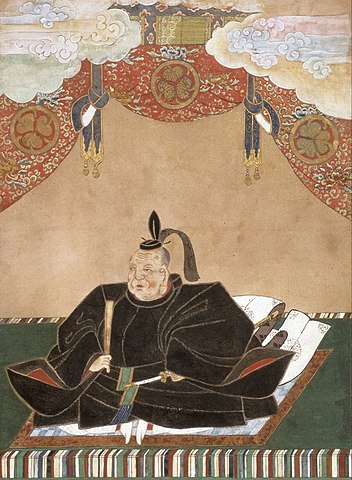 Portrait of Tokugawa Ieyasu as a Shintō Deity Tōshō-daigongen. Tokugawa is in his old age.